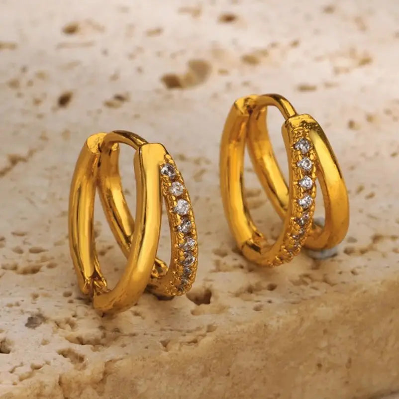 Stainless Steel Circle Earrings